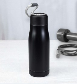 Resim İkon store Siyah 420 ml Spor Termos Matara 