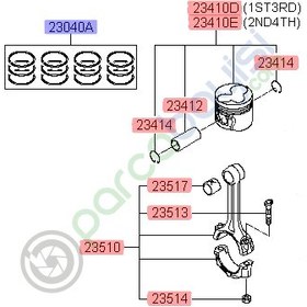 Resim Sekman Takım Kia Bongo Pregıo Orjinal | 2304042530 