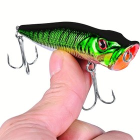 Resim 12.5g Balıkçılık Takımı: 93mm Popper Yem ile Daha Fazla Balık Tutun - Topwater Yem Wobblers! 