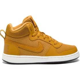Resim Nike Court Borough Mid Sneaker Hardal Sarı Lifestyle Kadın Ayakkabı 839977-701 