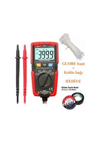 Resim Unit Ut-125c Cep Tipi Dijital Multimetre + Globe Bant 
