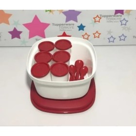 Resim Tupperware Yoğurtçu 6 Bardak + 6 Kaşık Yoğurt Yapmanın Zevkini Çıkarın 