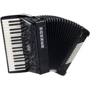 Resim Hohner A38621 Amica Forte III 72 Optisound Akordiyon (Siyah) 