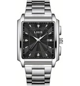 Resim Fochsia Lıge Erkek Kol Saati Üç Kadranlı Su Geçirmez Çelik Kordon Gümüş Siyah Diğer 