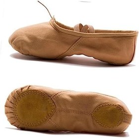 Resim SOIMISS 1 Çift ayakkabı kızlar bale daireler streç kanvas bale terlikleri bale terliği yoga tabanlar 