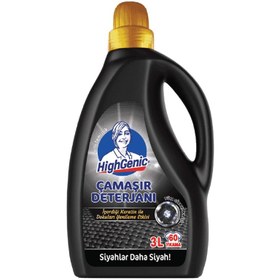 Resim HighGenic Siyah Sıvı Deterjan 3 L 