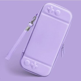 Resim Oldfriend Nintendo Switch İçin Mor Sert Kutulu Taşıma Çantası Koruma Kılıfı 