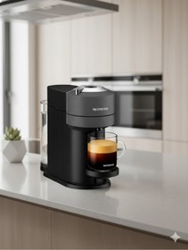 Resim Nespresso Vertuo Next Krups Kapsül Kahve Makinesi – Madalyon Gümüş | Tek Tuşla 5 Farklı Kahve Boyutu 