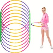 Resim Çıkarılabilir PVC - Fitness, Dans ve Açık Hava Oyunları için Canlı Çok Renkli Seçenekler - Partiler, Tatiller, Doğum Günleri ve Her Yaş İçin Dayanıklı Hafif Tasarım | Eğlenceli Egzersiz Aksesuarı | Kolay Saklama Tasarımı, Fitness için Hula Hooplar, Noel için En İyi 