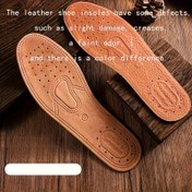 Resim 2 Adet Üst Kalite İnek Derisi Ayakkabı Pedleri - Nefes Alabilir Delikli, Ergonomik Tasarım ve Rahat Kullanım İçin El Yapımı, Hafif Kusurlar & Renk Çeşitliliği - Sevgililer Günü ve Karnaval Hediyeleri için Ayakkabı Bakımı 