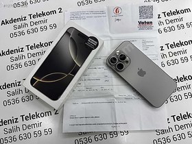 Resim Apple iPhone 16 Pro İkinci El TR | 128 GB | Natürel Titanyum 