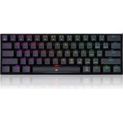 Resim Redragon K630 RGB Dragonborn %60 Blue Switch Kablolu Mekanik Klavye 