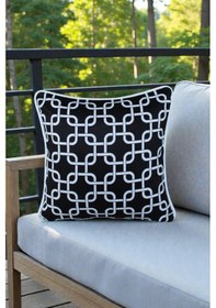 Resim Kırlent Kılıfı 2'li Motif Desenli 45x45 Raşel Örme Kadife Çift Taraflı Dijital Baskı Beyaz Biyeli Çok Renkli 