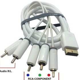 Resim PS3 Komponent Video + audio R/L ps/3 ses ve görüntü kablosu 2m 