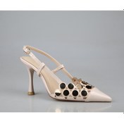 Resim Feles 129-1302 Ten Rugan Kadın Topuklu Ayakkabı Ten Rugan 