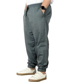 Resim Mode Xl Büyük Beden Erkek Keten Jogger Bahar 21911B Antrasit 001 