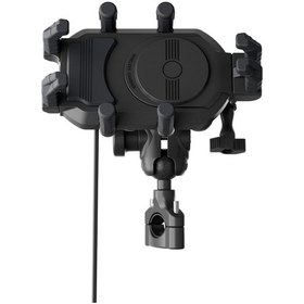 Resim Jokmae Cs-2056a2 Bisiklet Tutucu: 15w Kablosuz Şarj, A+c Girişli, Çok Fonksiyonlu Navigasyon Ve Telefon Tutucu 