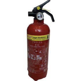 Resim Carub 1kg Yangın Söndürücü (Yeni Yönetmeliğe Göre Üretilmiştir) 