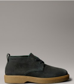 Resim Calvin Klein Deri Haki Erkek Bot TEXT RUBBER DESERT BOOT SU 