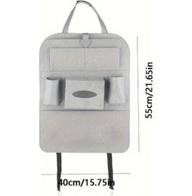 Resim Xuweiwei 1 Adet Siyah Sanrıo Ev Ofis Araç Kolçak Organizatörü Çok Cepli Ldq Premium Keçe 