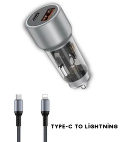 Resim MATECHNO 48W Type-C USB Hızlı Şarj PD Ultra Fast Araç Şarj Kiti Araç içi Şarj Aleti Çakmaklık Adaptör 