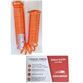 Resim Yumuşak Kırılmaz Kompresör Hava Hortumu 15 Mt 8x12mm 