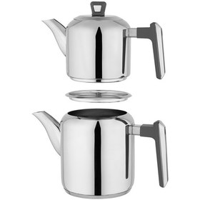 Resim Schafer Tealine Çelik Çaydanlık Takımı 4 Parça-gri Gri 