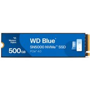 Resim WD Blue 500GB SN5000 NVMe Gen4X4 2280 M.2 SSD 5000MB/4000MB WDS500G4B0E 
