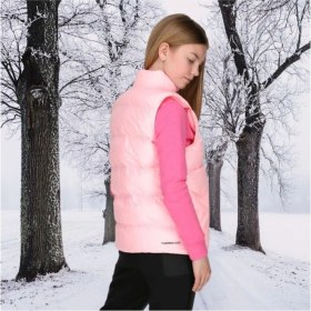 Resim Nike Kız Çocuk Sentetik Dolgulu Yelek -DR1888-658 Polo Yaka Tasarım Kış Sezonu İçin 