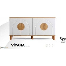 Resim Viyana Mdf Konsol Beyaz 