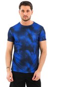 Resim Slazenger RADZIM Erkek Tişört Saks Mavi / Siyah 