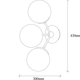 Resim Gondol Nuw 3021 Cam Aplik Duvar Aydınlatma | Bylamp 
