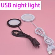 Resim USB Güçlü Ultra İnce 8mm USB Gece Lambası - Hareket Sensörlü Şarj Edilebilir Masa Lampası, 8m Kablosuz LED Yer/Tavan Kitap Rafı Çalışma Işığı, Uzaktan Kumandalı (USB-C Cihazlarıyla Tam Uyumlu) Ev Ofis Dekorasyonu için Ideal 