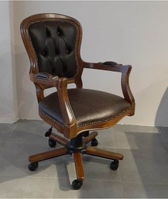 Resim Byoguzfurniture Byoguzfurniture Ahşap Makam Yönetici Koltuğu 