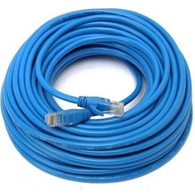 Resim 10 Metre Cat6 Kablo 10 Metre İnternet Kablosu 10 Metre Ethernet Kablosu Mavi Cat6 Kablo 