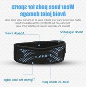 Resim Fastbuy Conventions1 Patella Diz Kayışı Ayarlanabilir Siyah Patellar Dizlik Koruması Siyah 