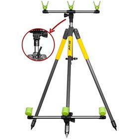 Resim Effe HG283 Kamış Ayağı Surf Tripod 3 Olta Kapasiteli Surf Kamış Sehpası 