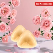 Resim Çift Silikon Sütyen Astarı - Bikini, Spor Sütyenler ve Mayo için Çift Taraflı Yapışkan Pedler, Kumaş Olmayan, Düz Renk, %100 Silikon, Elde Yıkama - Anında Destek ve Kaldırma 