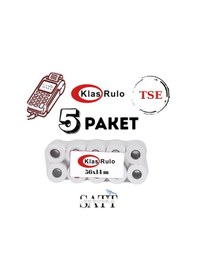 Resim Klas Rulo Yazar Kasa&pos Rulosu 56mmx14metre 5 Paket 50 Adet 
