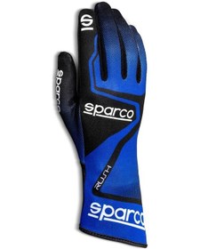Resim Sparco Rush Karting Eldiveni Mavi - Siyah 