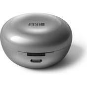 Resim Kef Mu3 True Wireless Kulak Içi Bluetooth Kulaklık Gümüş Grisi 