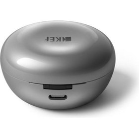 Resim Kef Mu3 True Wireless Kulak Içi Bluetooth Kulaklık Gümüş Grisi 