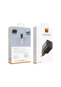 Resim Nettech ENT-HCH07 2 Girişli 33W Gan PD+QC Şarj Adaptörü 