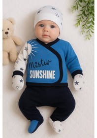 Resim Cojans Sun Shine Desenli 5'li Erkek Hastane Çıkışı Çok Renkli 