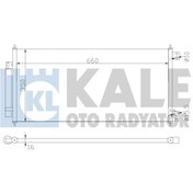 Resim KALE 342955 Klima Radyatoru Kondenser (Honda: City 1.4-1.5 I-Vtec 2008-) Gm26 80110TM0H01 (WT336314) 