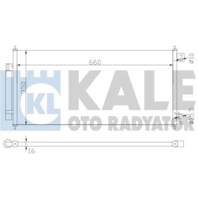 Resim KALE 342955 Klima Radyatoru Kondenser (Honda: City 1.4-1.5 I-Vtec 2008-) Gm26 80110TM0H01 (WT336314) 