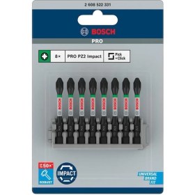 Resim Professional Accessories 2608522331-TORNAVIDA Ucu "set" Impact Control Pz2 50 mm 8-Parça, 0 W, 0 V 
