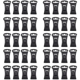 Resim 40 Adet Çamaşır Çorap Klipleri Çorap Askısı Çamaşır Elbise Klipleri Clothespins Klipler Kurutma Rafları Kurutma Veya Asılı Klipler 