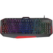 Resim Rampage KB-RX7 Alpor Pro Siyah USB RGB Aydınlatmalı Gaming Oyuncu Klavyesi 