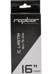 Resim Bisiklet Lastik Raptor - İç Lastik - 16 X 1.75-2.10 Av40 - Siyah 